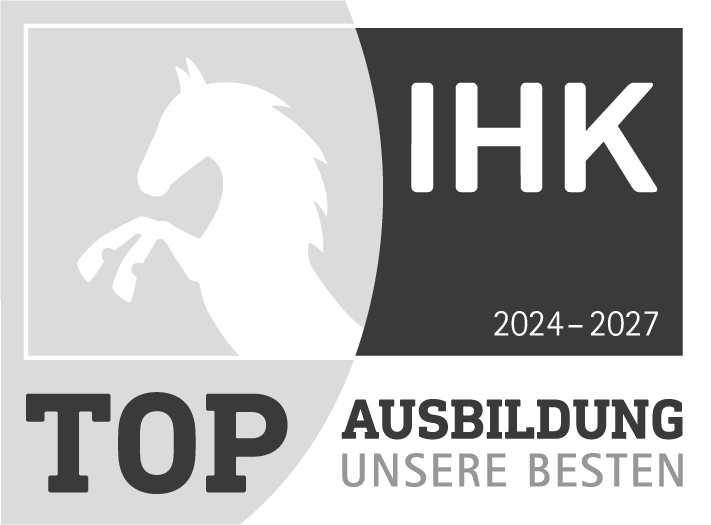 Siegel IHK Top-Ausbildungsbetrieb 2024-2027 Siegel IHK Top-Ausbildungsbetrieb 2024-2027
